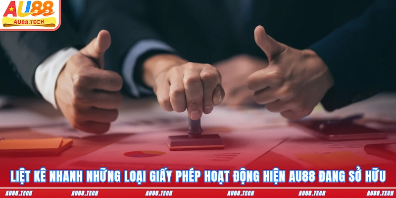 Giấy Phép Hoạt Động AU88 - Chứng Minh Nền Tảng Đáng Tin Cậy - Dovon