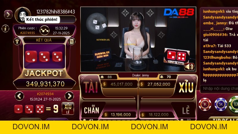 Casino DA88 - Sòng Bạc Trực Tuyến Chân Thực Bậc Nhất Châu Á - Dovon