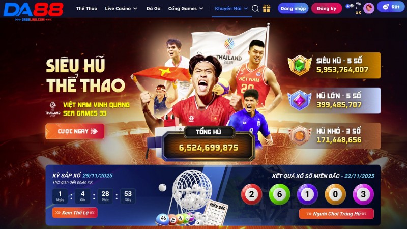 Khuyến Mãi DA88 – Cập Nhật Ưu Đãi Hot Và Cách Nhận Thưởng - Dovon